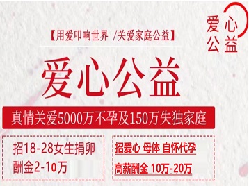 振安捐卵助孕生子 爱心志愿者招募